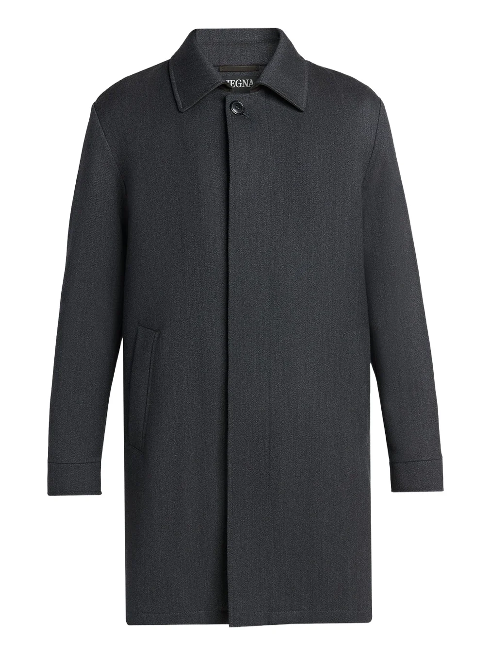 Zegna Men's Wool Melange Overcoat