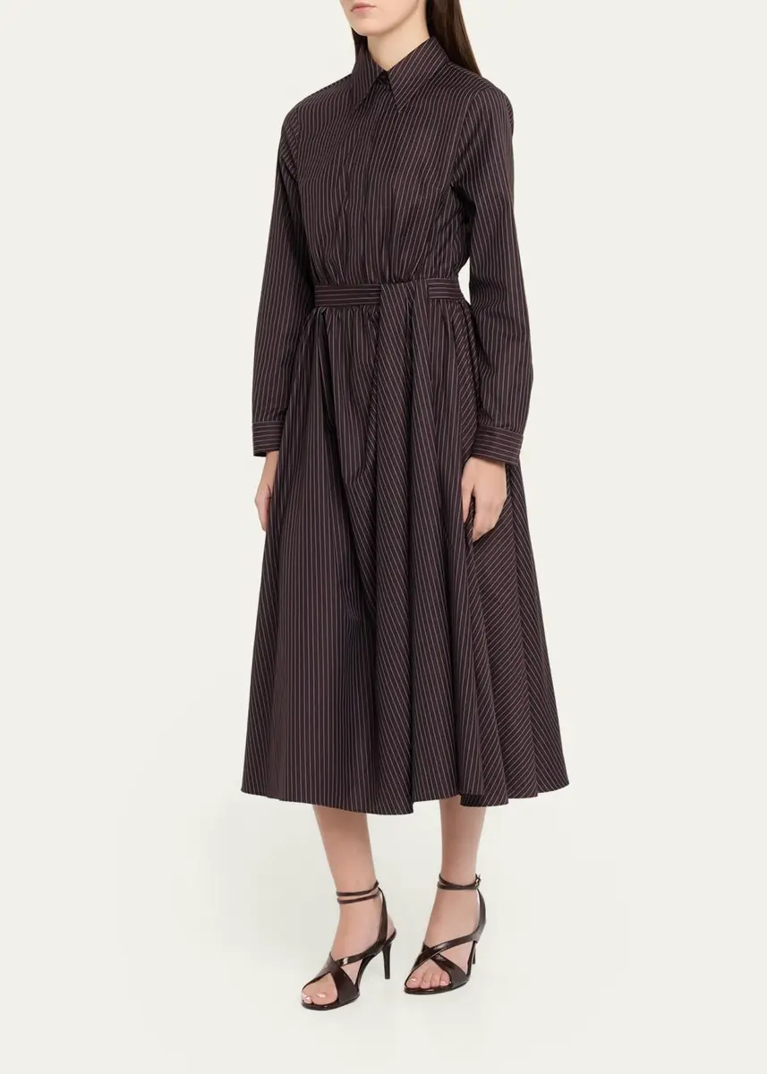 Rosie Assoulin Nip/Tuck Pinstripe Shirtdress | Thumbnail 4 Rosie Assoulin Nip/Tuck Pinstripe Shirtdress | Thumbnail 4