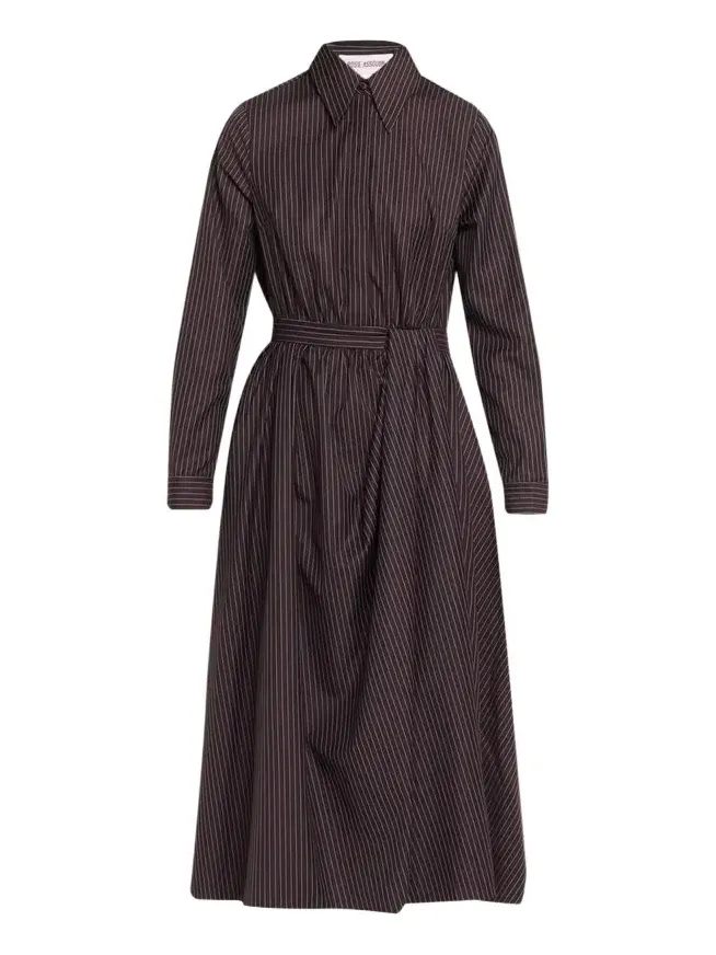 Nip/Tuck Pinstripe Shirtdress