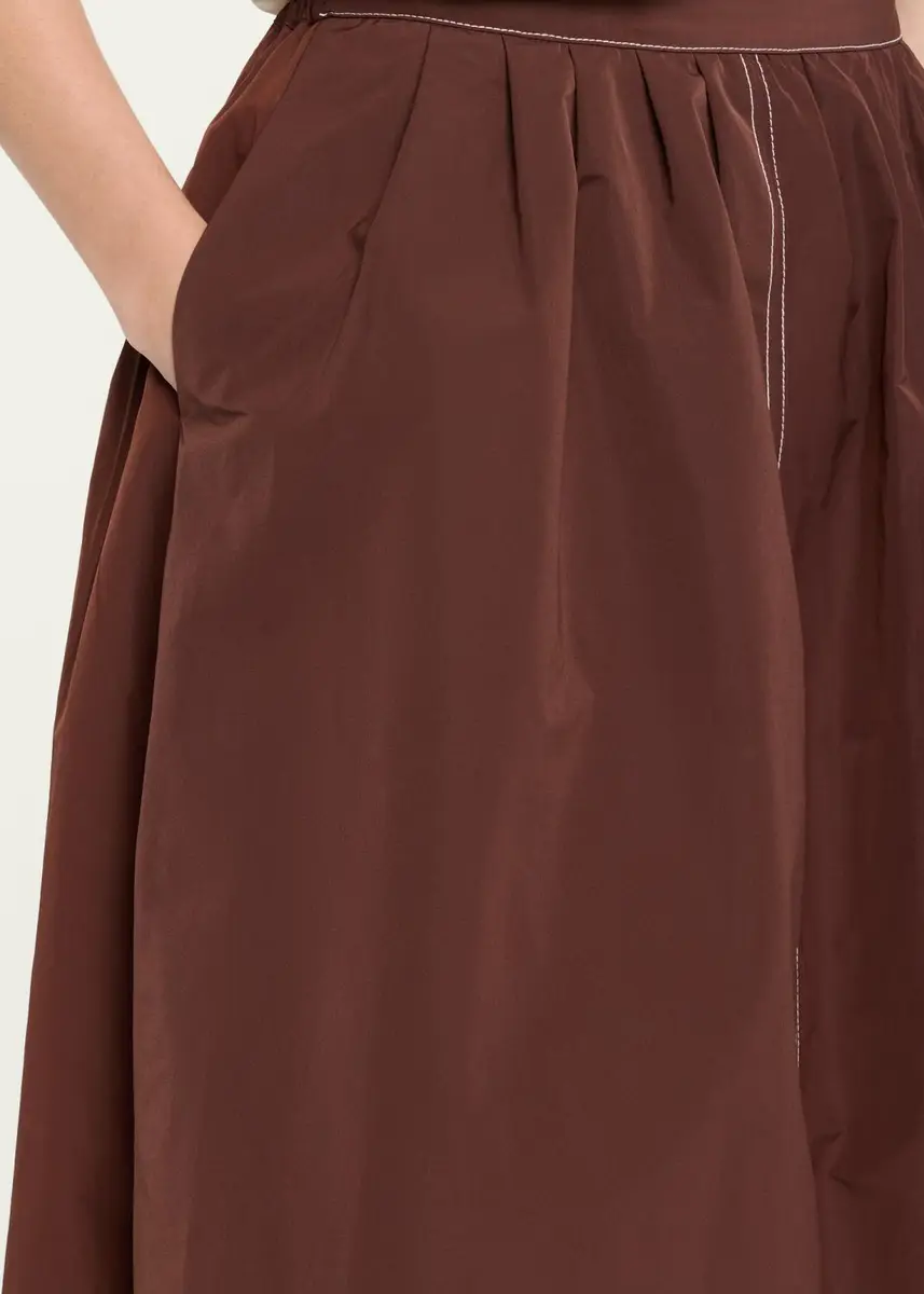 Rosie Assoulin Paneled Hem Midi Skirt | Thumbnail 5 Rosie Assoulin Paneled Hem Midi Skirt | Thumbnail 5