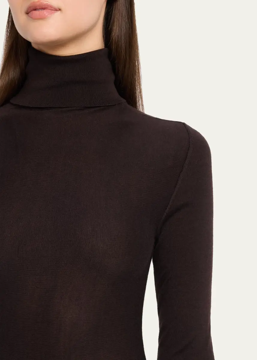 Adam Lippes Naomi Cashmere Knit Turtleneck Dress | Thumbnail 5 Adam Lippes Naomi Cashmere Knit Turtleneck Dress | Thumbnail 5
