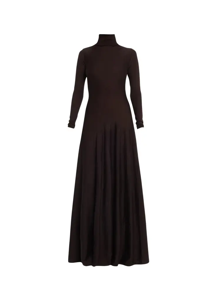 Adam Lippes Naomi Cashmere Knit Turtleneck Dress