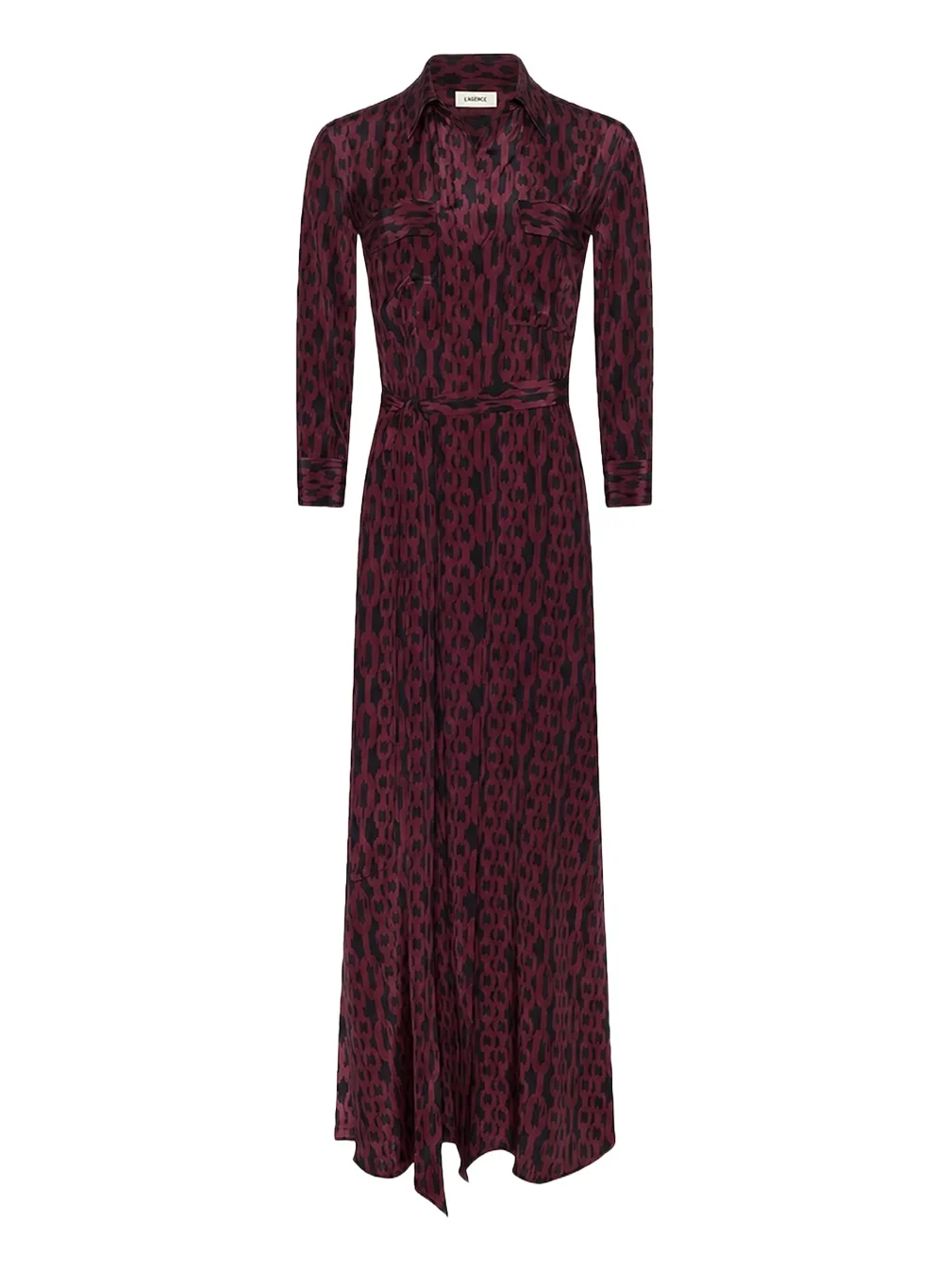 Cameron Printed Silk Maxi Shirtdress Cameron Printed Silk Maxi Shirtdress