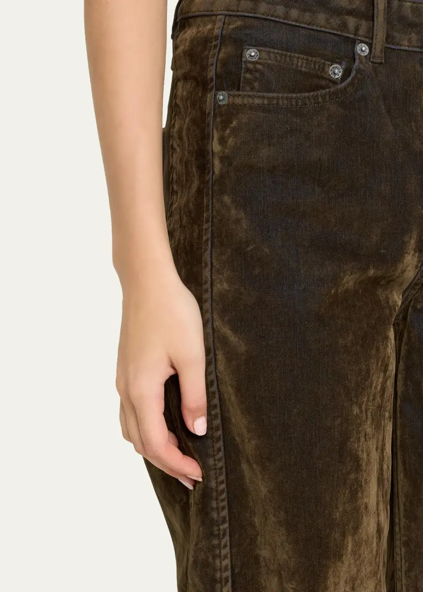 Cinq à Sept Betsy Flocked Jeans | Thumbnail 5