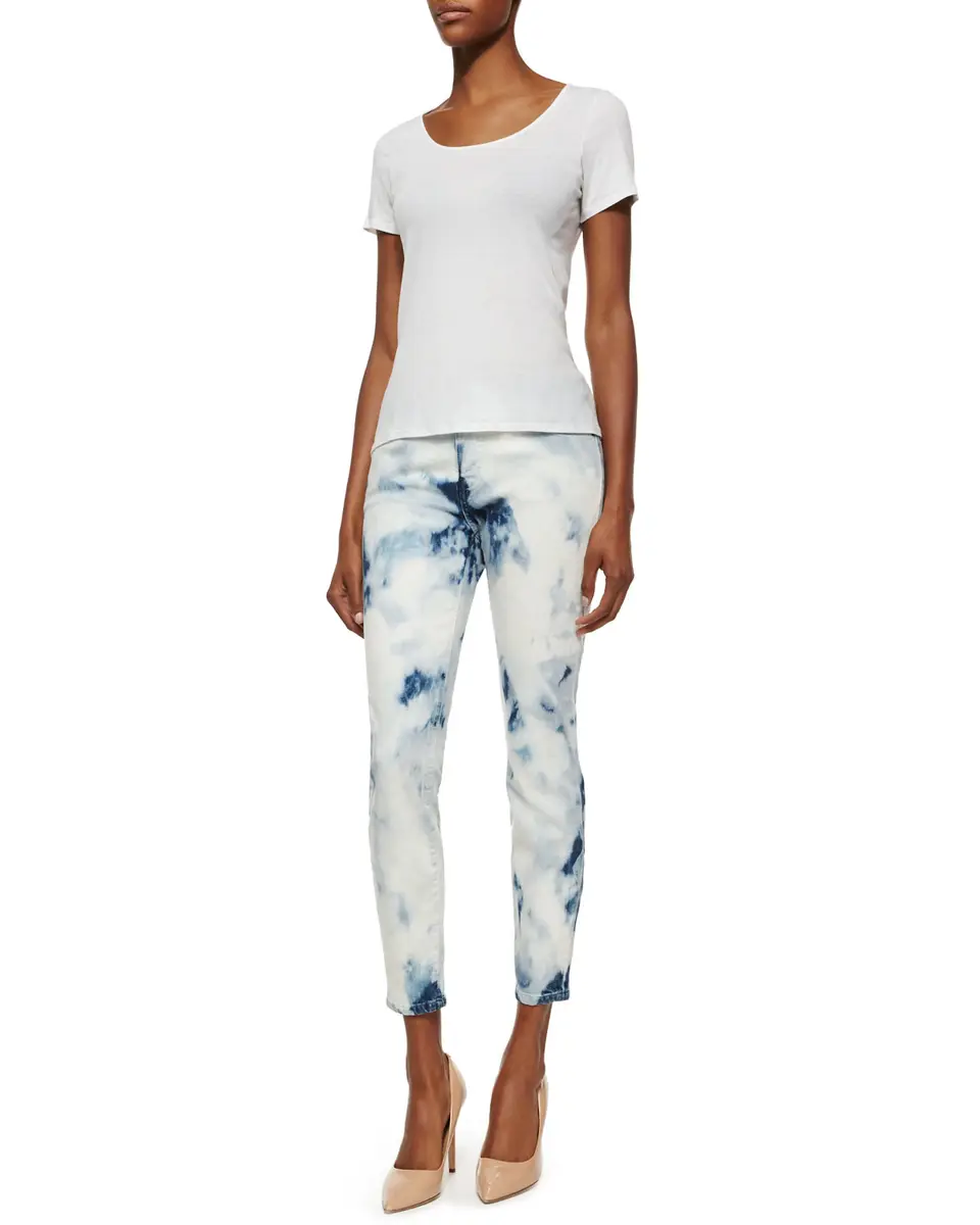 Cinq à Sept Betsy Flocked Jeans | Thumbnail 6