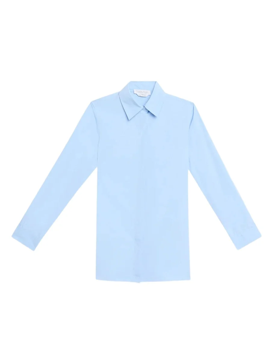 Gabriela Hearst Judie Cotton Poplin Button-Down Shirt