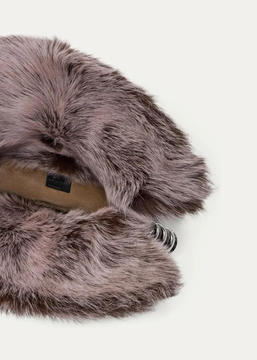 Loewe Flamenco Shearling & Leather Clutch Bag | Thumbnail 3 Loewe Flamenco Shearling & Leather Clutch Bag | Thumbnail 3