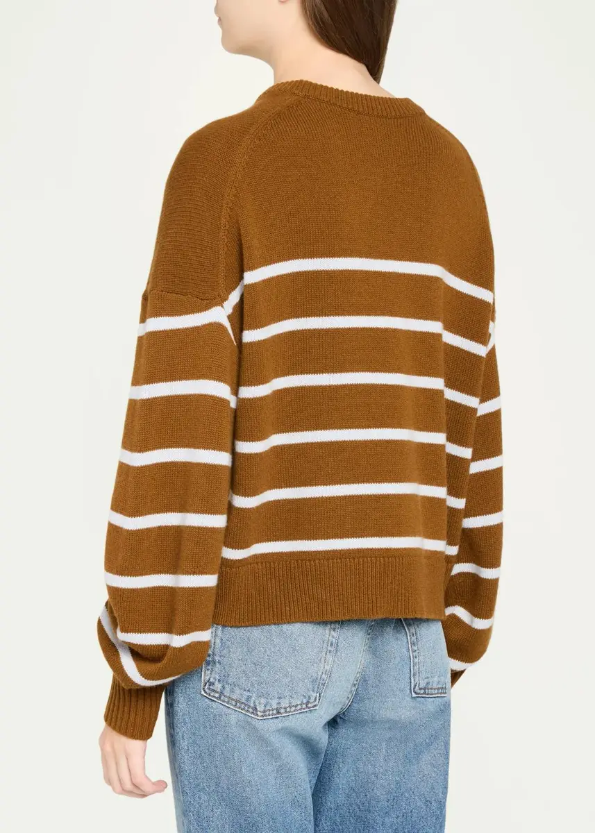 Theory Striped Cashmere Crewneck Sweater | Thumbnail 3 Theory Striped Cashmere Crewneck Sweater | Thumbnail 3