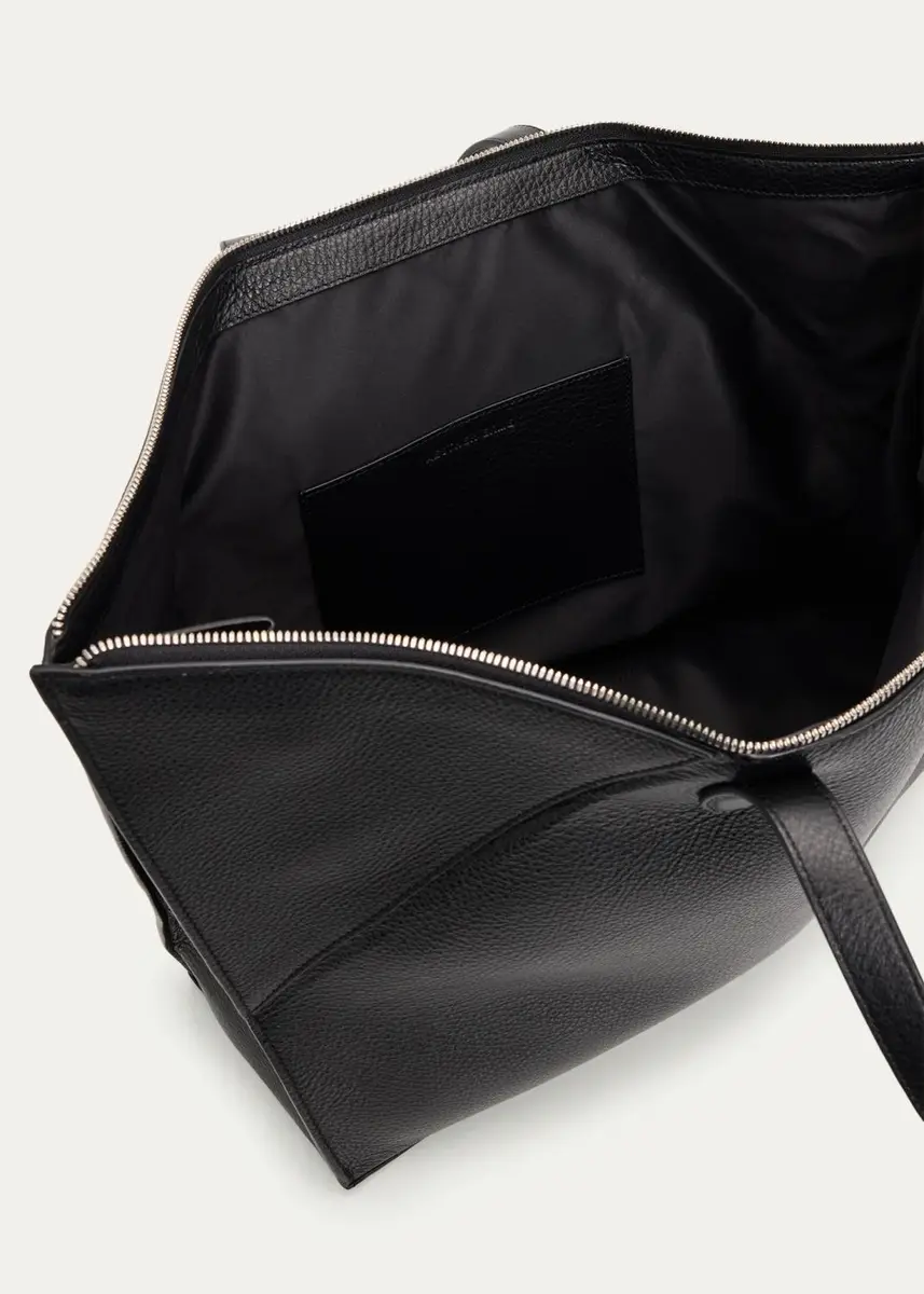 Aesther Ekme Fold Grain Leather Geometric Tote Bag | Thumbnail 3 Aesther Ekme Fold Grain Leather Geometric Tote Bag | Thumbnail 3