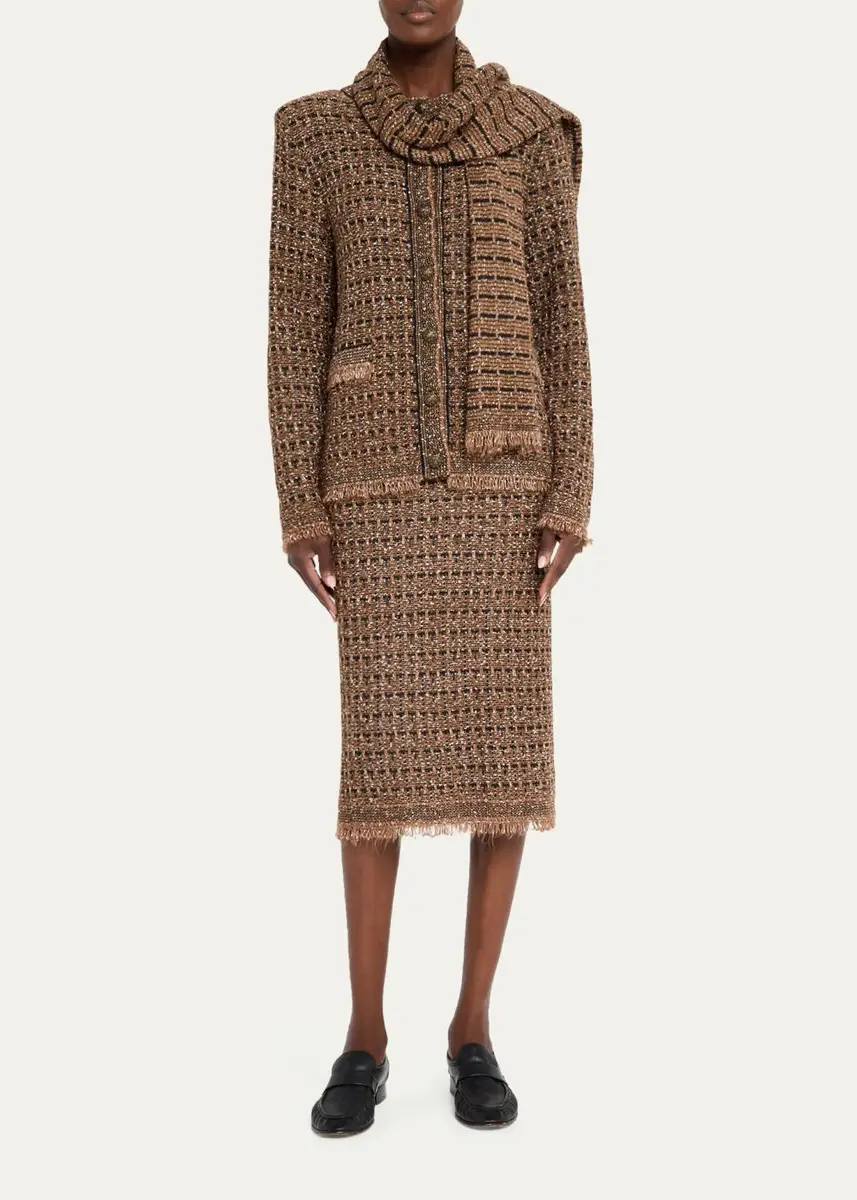 Kobi Halperin Faye Fringed Metallic Knit Sweater | Thumbnail 2 Kobi Halperin Faye Fringed Metallic Knit Sweater | Thumbnail 2