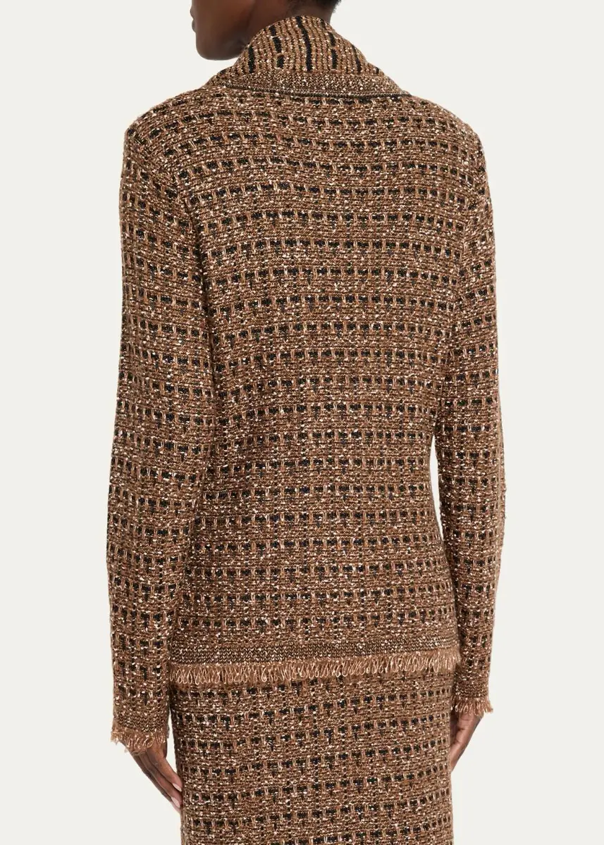 Kobi Halperin Faye Fringed Metallic Knit Sweater | Thumbnail 3 Kobi Halperin Faye Fringed Metallic Knit Sweater | Thumbnail 3