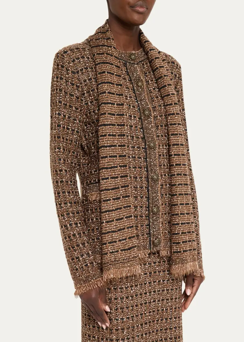 Kobi Halperin Faye Fringed Metallic Knit Sweater | Thumbnail 4 Kobi Halperin Faye Fringed Metallic Knit Sweater | Thumbnail 4
