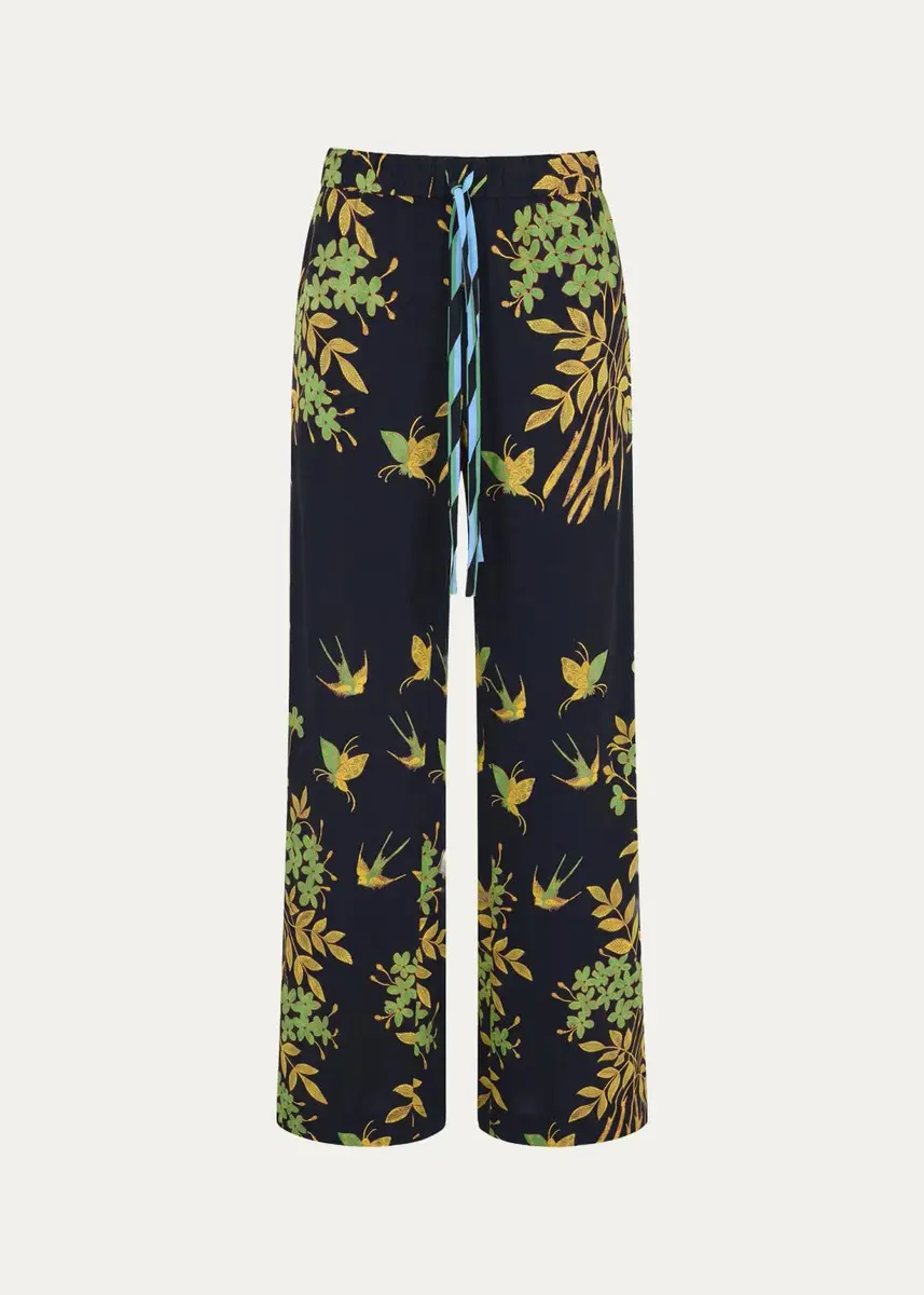 Diane von Furstenberg Verick Floral Wide-Leg Pants | Thumbnail 5 Diane von Furstenberg Verick Floral Wide-Leg Pants | Thumbnail 5