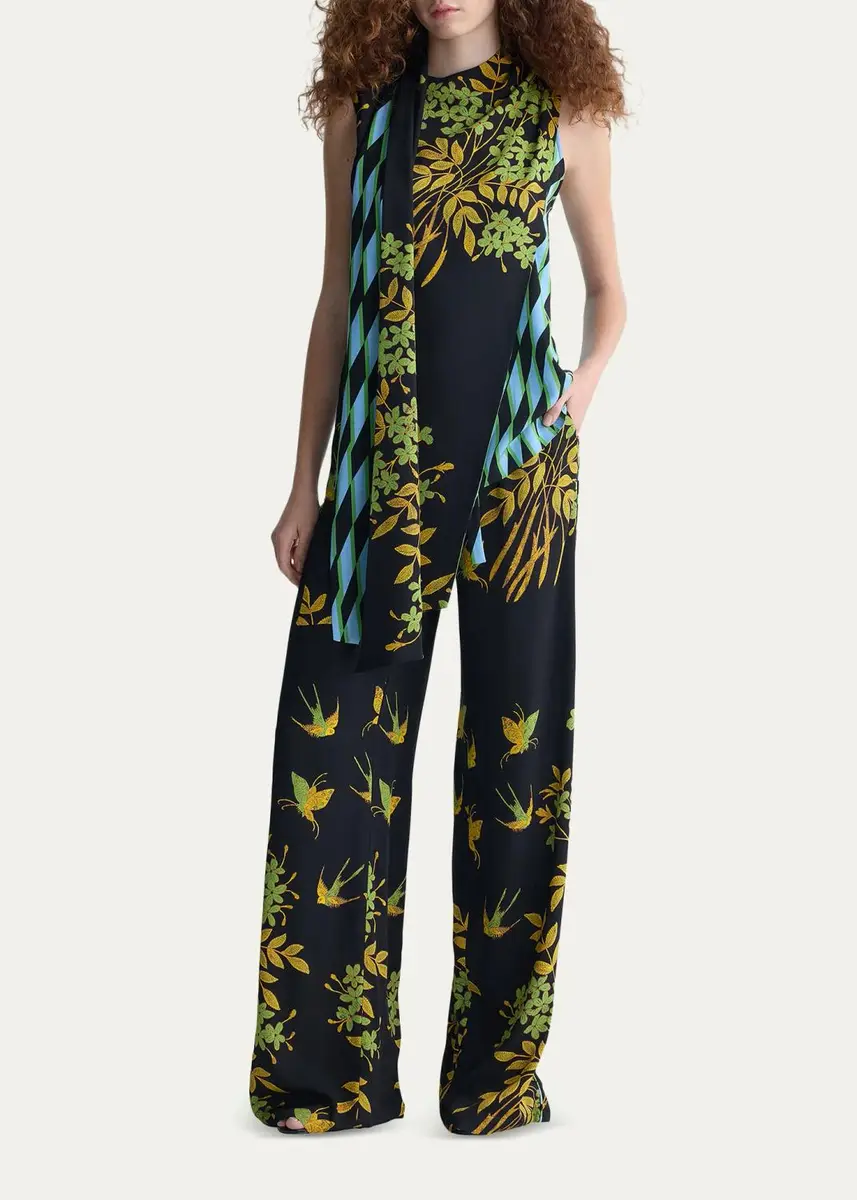 Diane von Furstenberg Verick Floral Wide-Leg Pants | Thumbnail 6 Diane von Furstenberg Verick Floral Wide-Leg Pants | Thumbnail 6