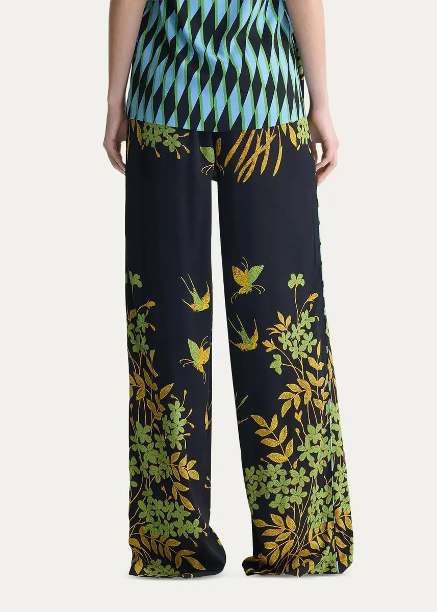 Diane von Furstenberg Verick Floral Wide-Leg Pants | Thumbnail 7 Diane von Furstenberg Verick Floral Wide-Leg Pants | Thumbnail 7