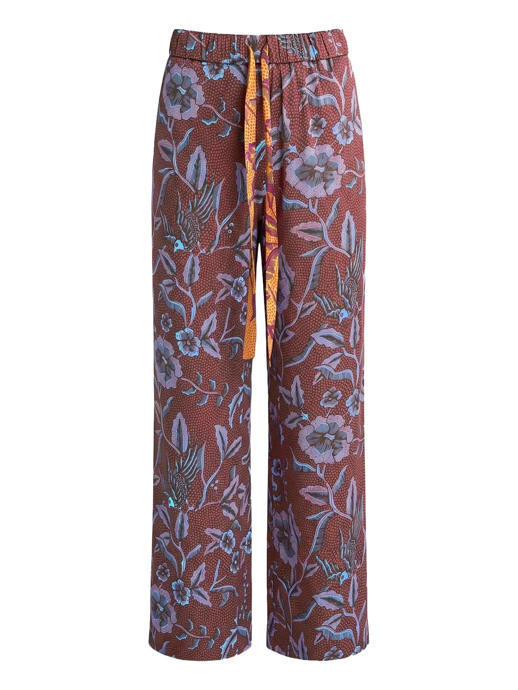 Diane von Furstenberg Verick Floral Wide-Leg Pants