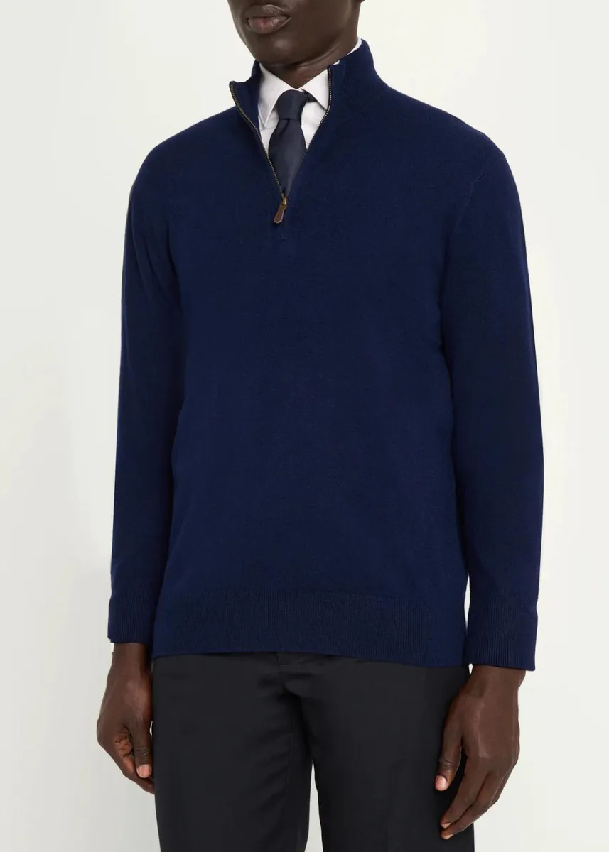 Polo Ralph Lauren Men's Cashmere Half-Zip Sweater | Thumbnail 4