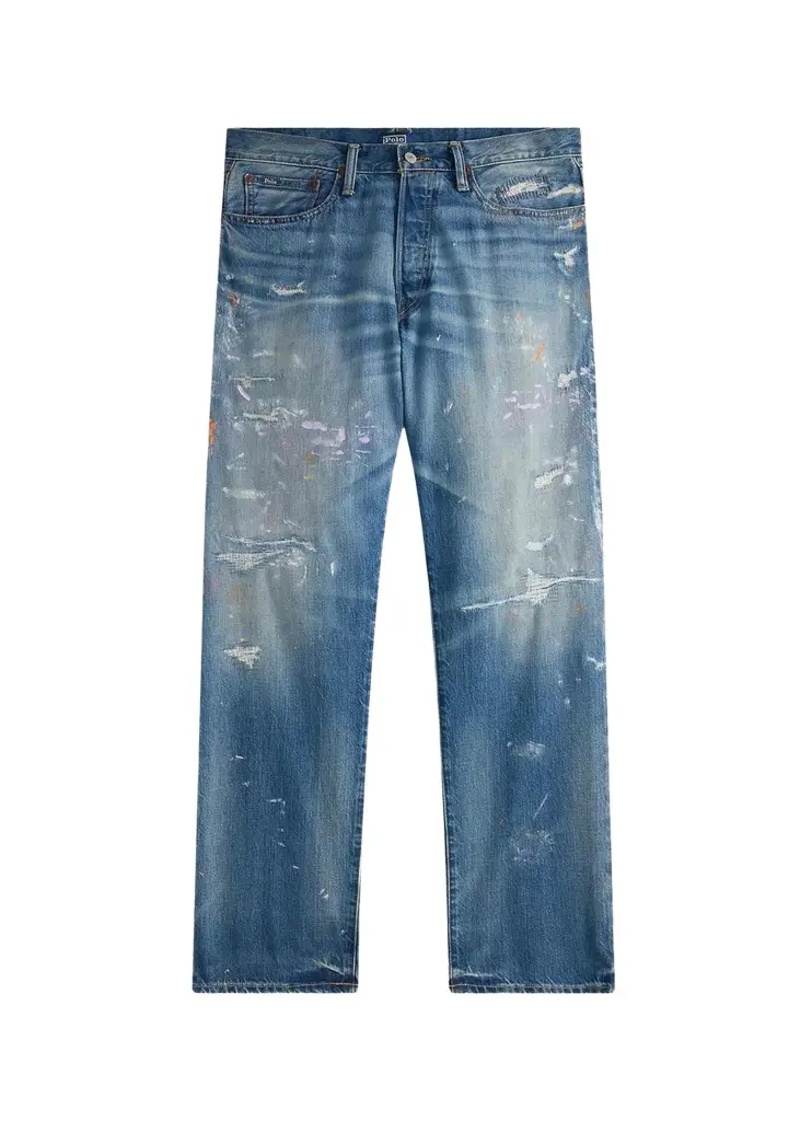 Polo Ralph Lauren Men's Vintage Classic Distressed Jean