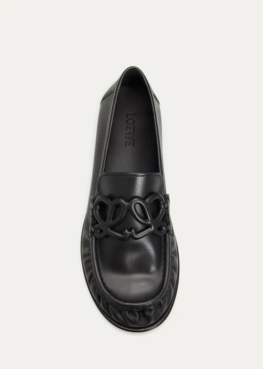 Loewe Double L Leather Loafers | Thumbnail 3 Loewe Double L Leather Loafers | Thumbnail 3
