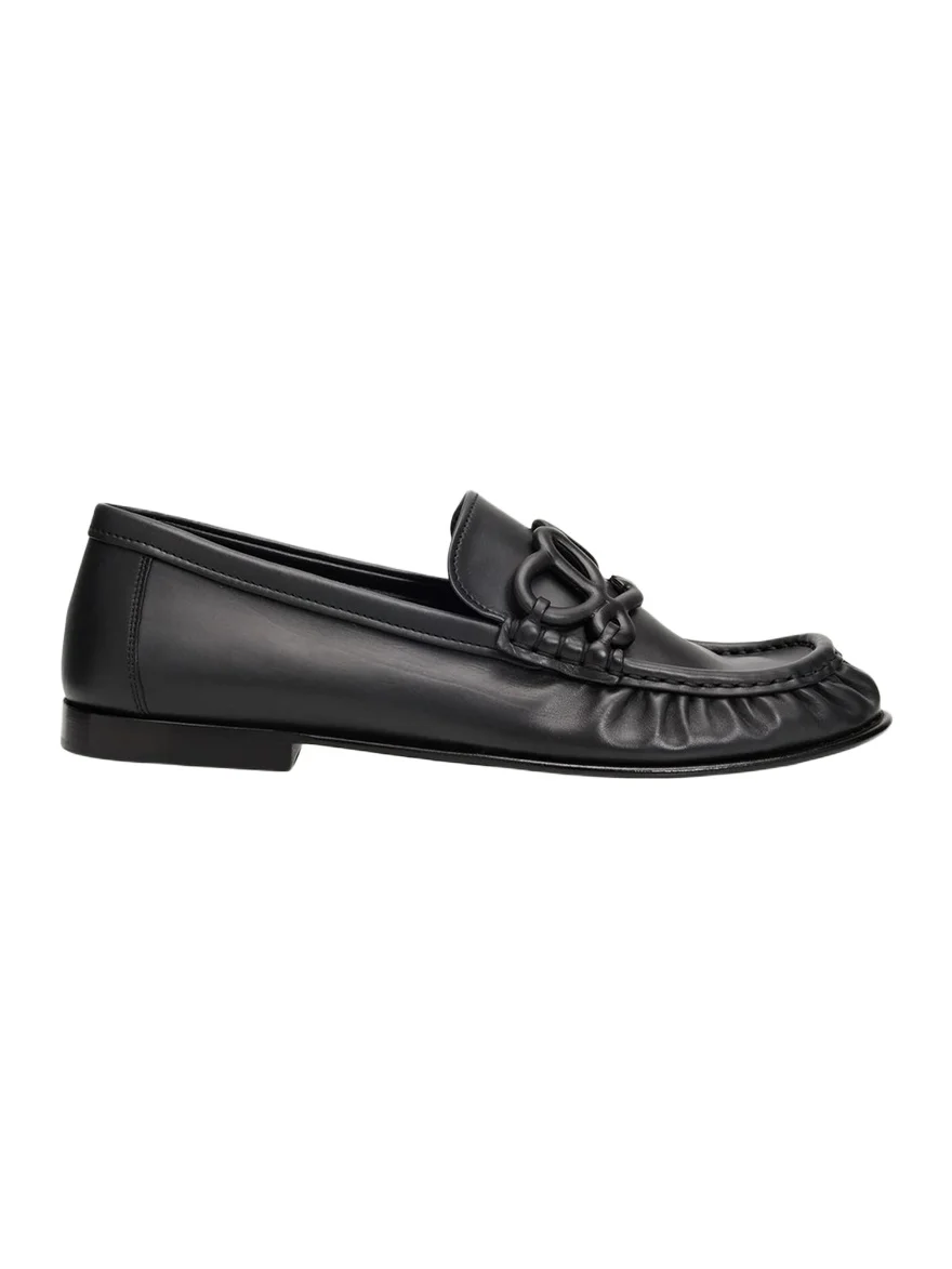 Double L Leather Loafers