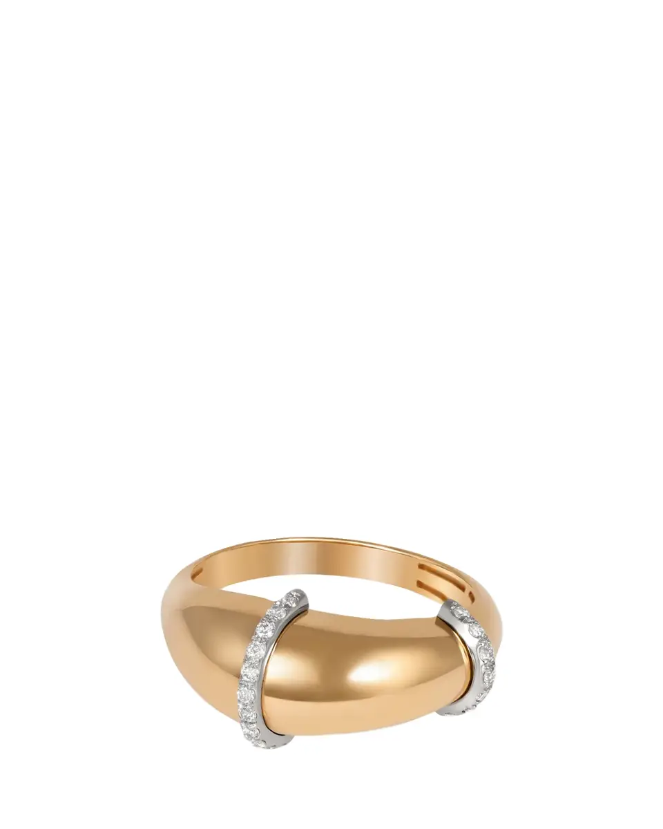 L’Atelier Nawbar 18K Small Buoy Ring with Diamonds | Thumbnail 2 L’Atelier Nawbar 18K Small Buoy Ring with Diamonds | Thumbnail 2