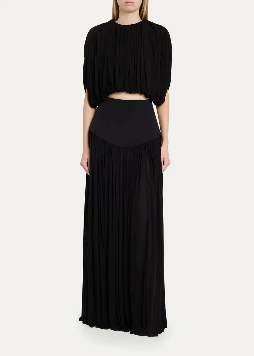 Heirlome Louise Gathered Yoke Jersey Maxi Skirt | Thumbnail 2 Heirlome Louise Gathered Yoke Jersey Maxi Skirt | Thumbnail 2