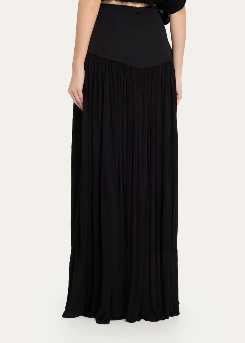 Heirlome Louise Gathered Yoke Jersey Maxi Skirt | Thumbnail 3 Heirlome Louise Gathered Yoke Jersey Maxi Skirt | Thumbnail 3