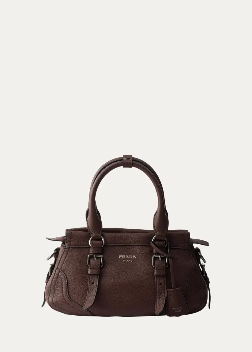 Prada Cervo Large Grain Leather Tote Bag | Thumbnail 9 Prada Cervo Large Grain Leather Tote Bag | Thumbnail 9