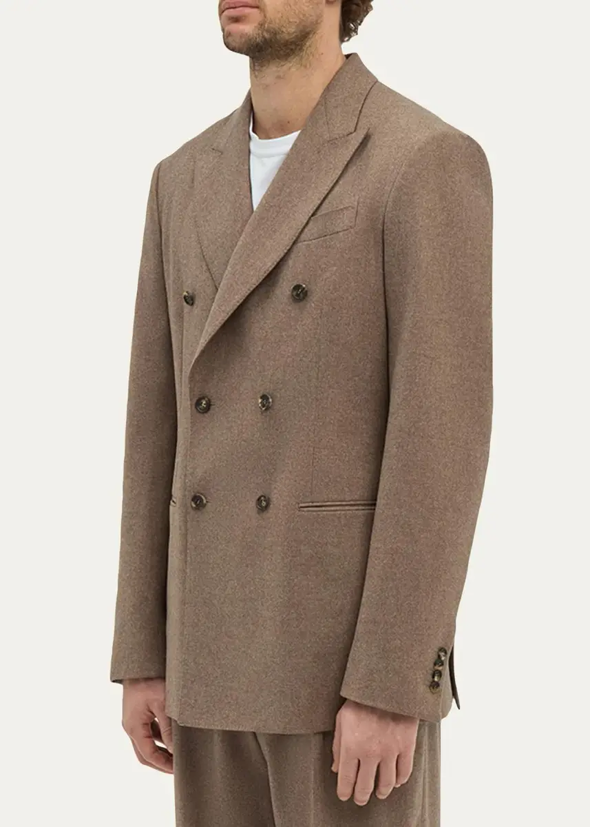 Gabriela Hearst Men's Angelo Wool-Cashmere Blazer | Thumbnail 4 Gabriela Hearst Men's Angelo Wool-Cashmere Blazer | Thumbnail 4