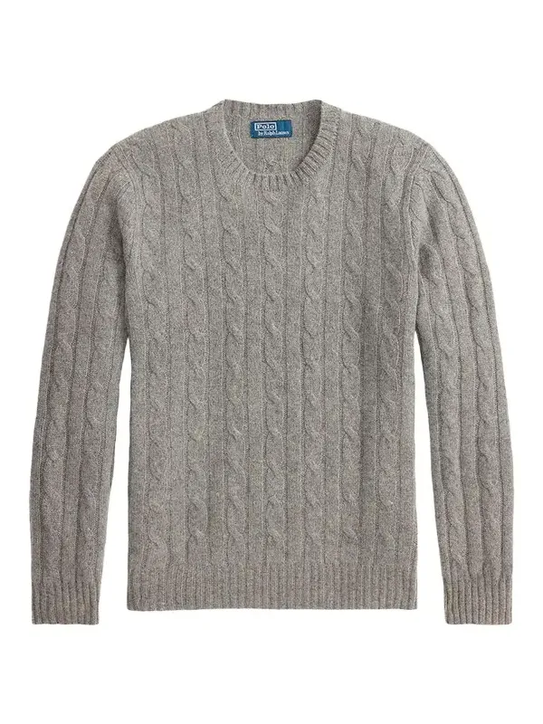 Polo Ralph Lauren Men's The Iconic Cable-Knit Cashmere Sweater