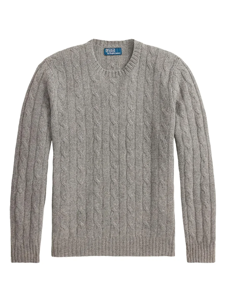 Men's The Iconic Cable-Knit Cashmere Sweater Men's The Iconic Cable-Knit Cashmere Sweater