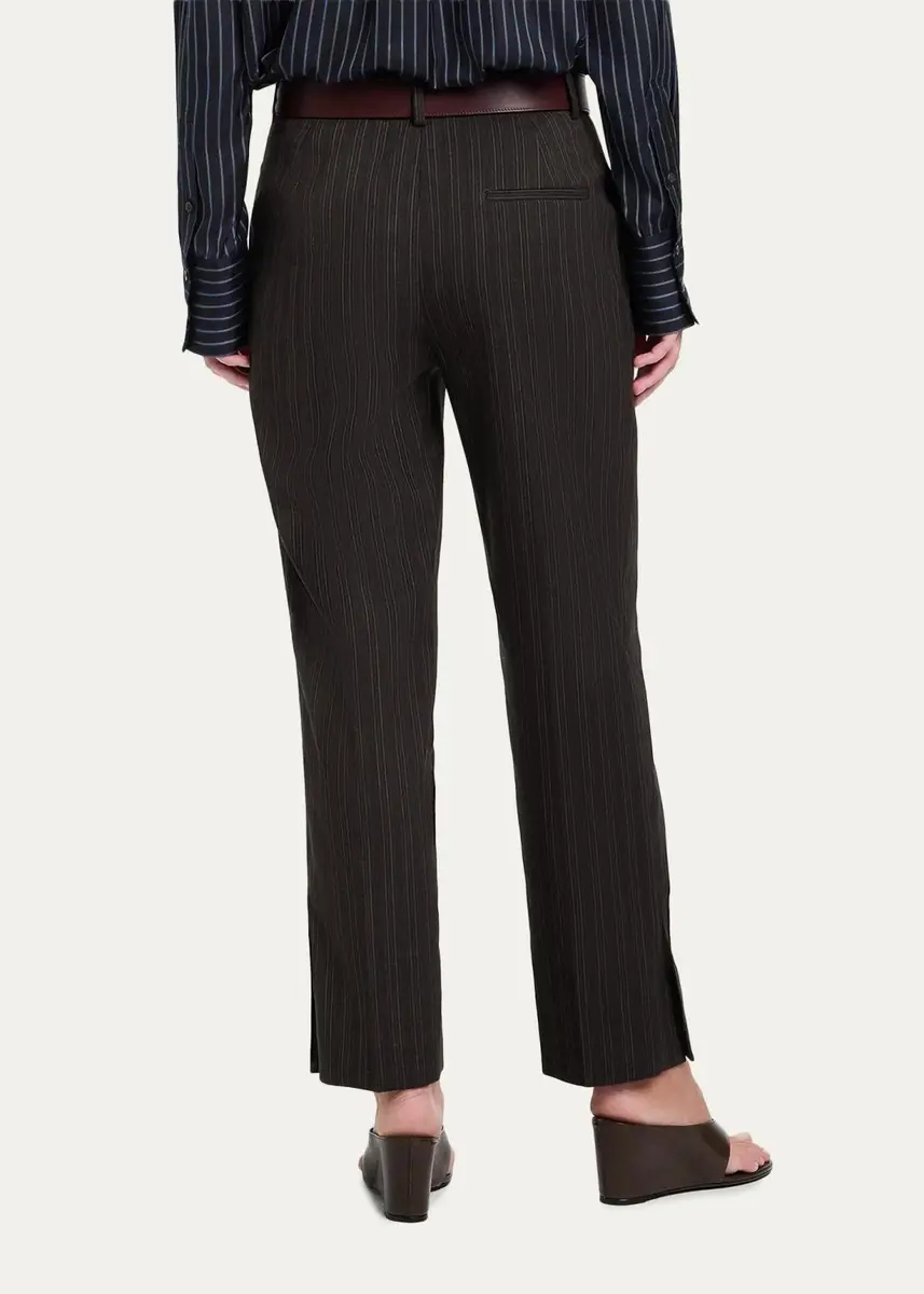 TWP Roberts Pinstriped Wool-Blend Straight-Leg Pants | Thumbnail 3 TWP Roberts Pinstriped Wool-Blend Straight-Leg Pants | Thumbnail 3