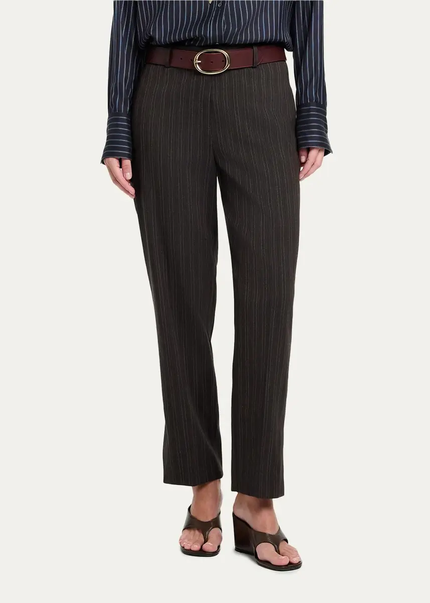 TWP Roberts Pinstriped Wool-Blend Straight-Leg Pants | Thumbnail 4 TWP Roberts Pinstriped Wool-Blend Straight-Leg Pants | Thumbnail 4
