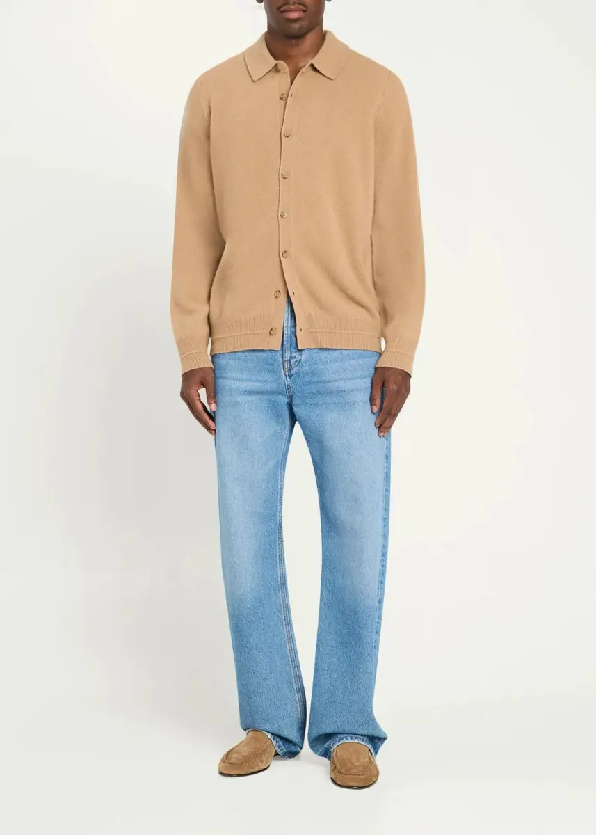 Guest In Residence Men's Solid Cashmere & Wool Shirt | Thumbnail 2 Guest In Residence Men's Solid Cashmere & Wool Shirt | Thumbnail 2