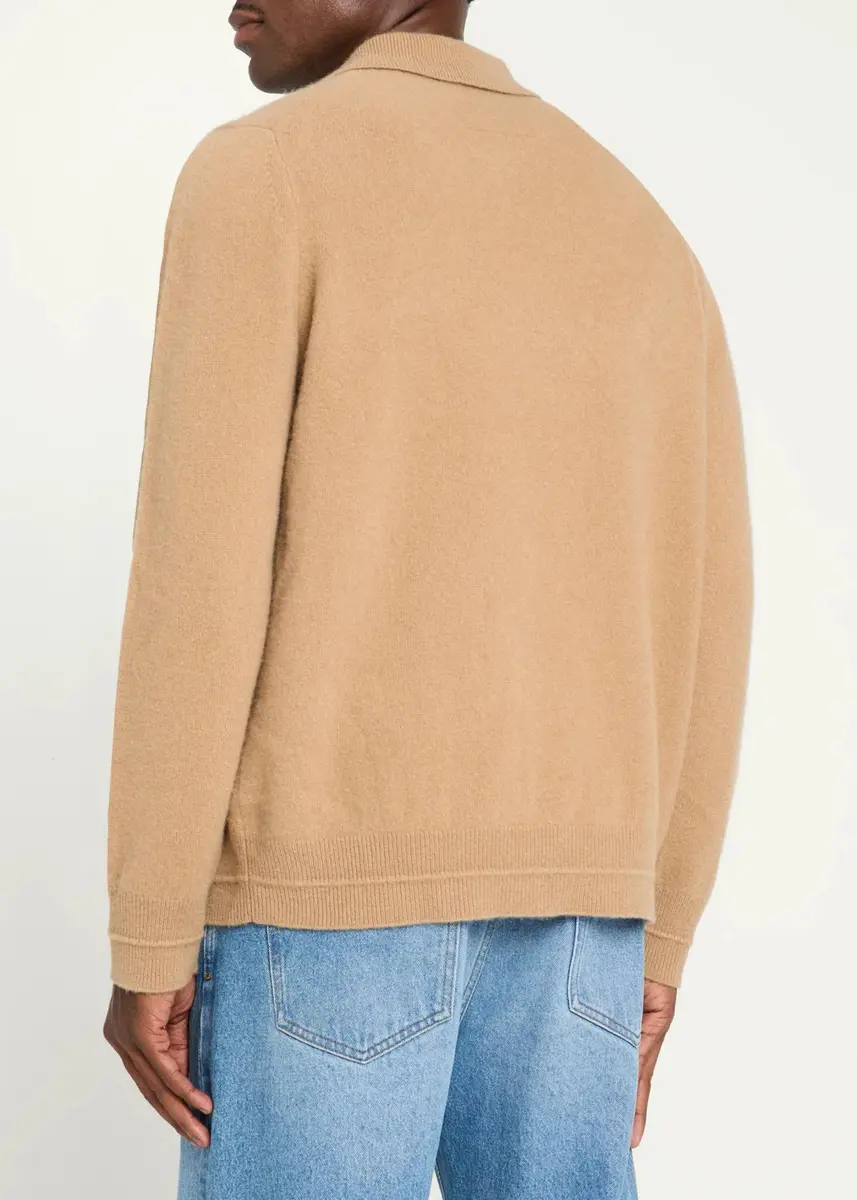 Guest In Residence Men's Solid Cashmere & Wool Shirt | Thumbnail 3 Guest In Residence Men's Solid Cashmere & Wool Shirt | Thumbnail 3