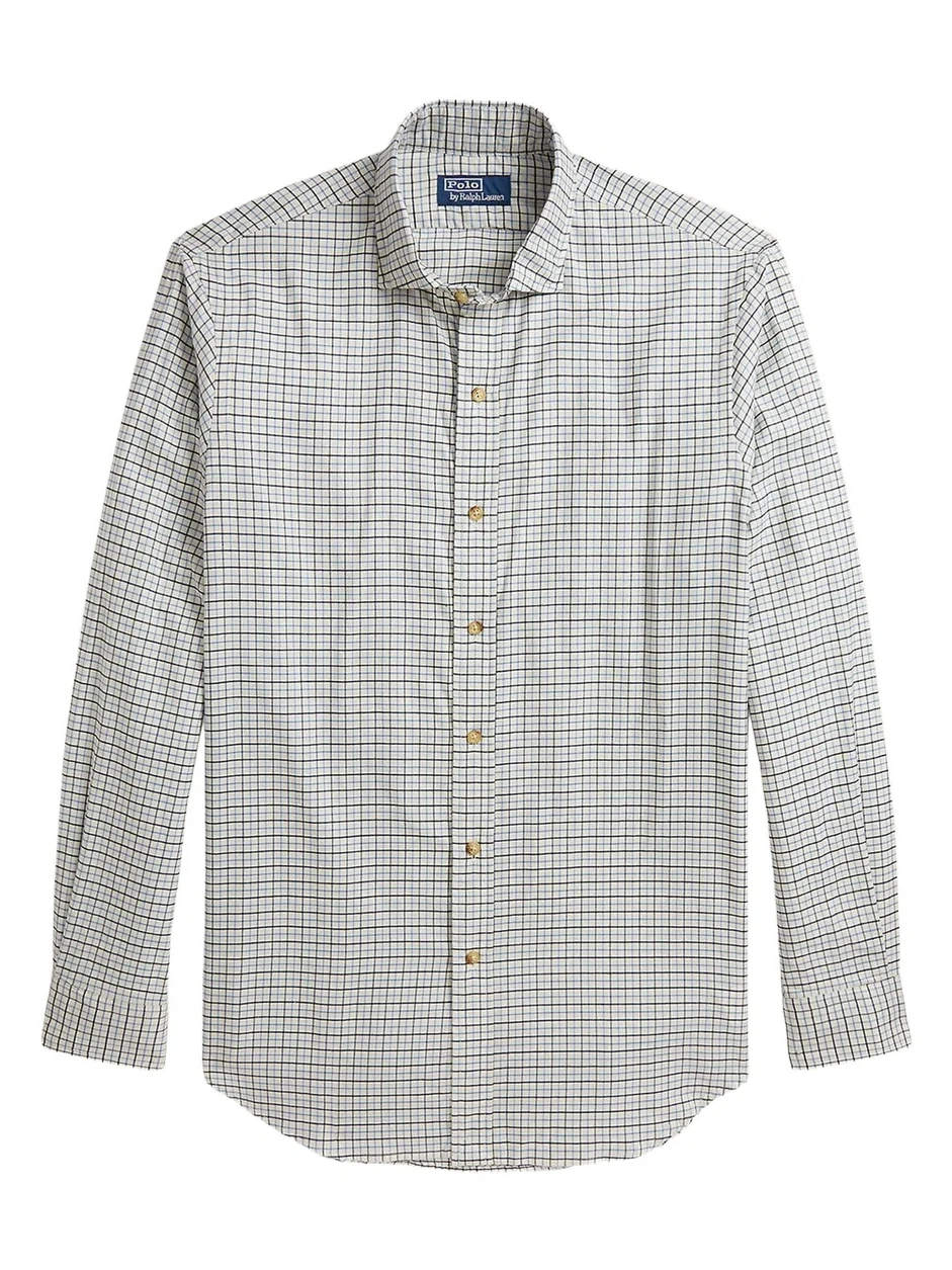 Men's Classic Fit Tattersall Twill Shirt Men's Classic Fit Tattersall Twill Shirt