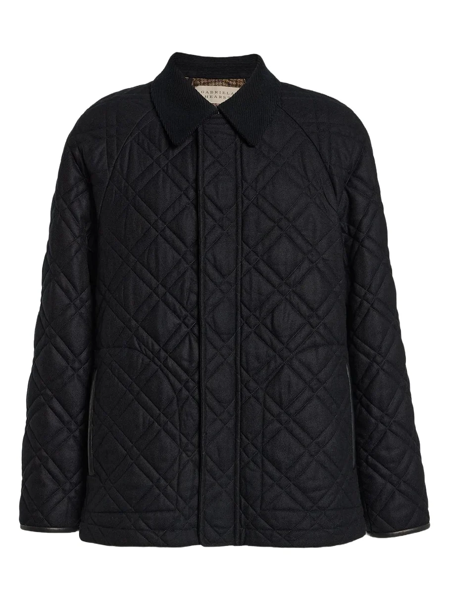 Men's Clarence Wool-Cashmere Quilted Barn Jacket Men's Clarence Wool-Cashmere Quilted Barn Jacket