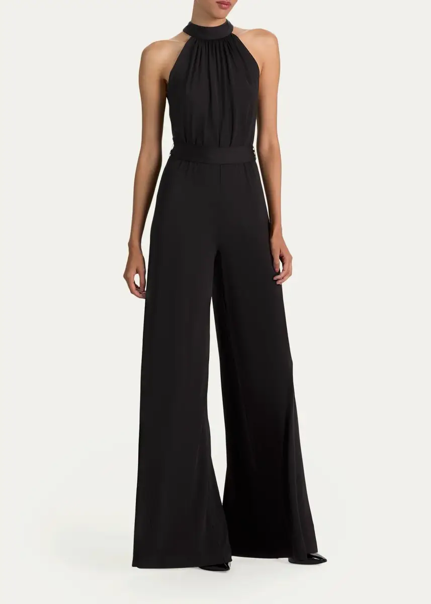 Alice + Olivia Thelma Wide-Leg Jumpsuit | Thumbnail 2 Alice + Olivia Thelma Wide-Leg Jumpsuit | Thumbnail 2