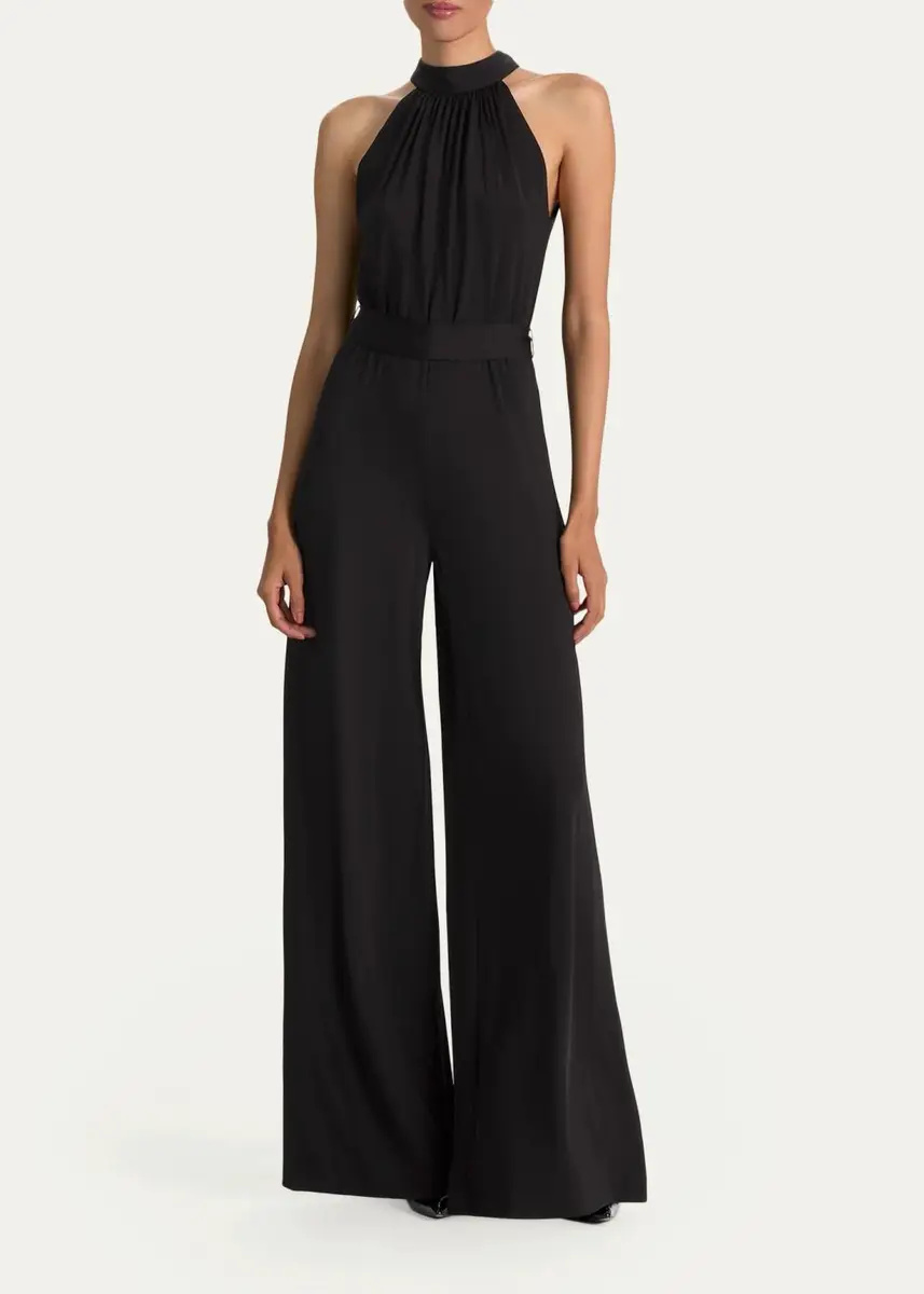 Alice + Olivia Thelma Wide-Leg Jumpsuit | Thumbnail 4 Alice + Olivia Thelma Wide-Leg Jumpsuit | Thumbnail 4