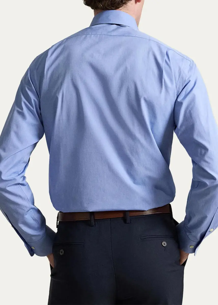 Polo Ralph Lauren Men's Custom Fit Poplin Shirt | Thumbnail 3