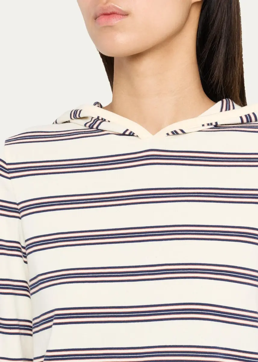 STILL HERE Nellie Striped Hooded Shirt | Thumbnail 5