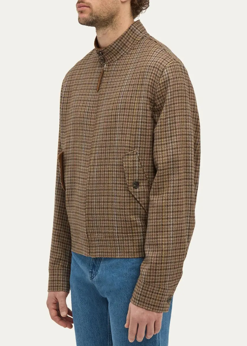 Gabriela Hearst Graham Houndstooth Cashmere & Silk Jacket | Thumbnail 3 Gabriela Hearst Graham Houndstooth Cashmere & Silk Jacket | Thumbnail 3