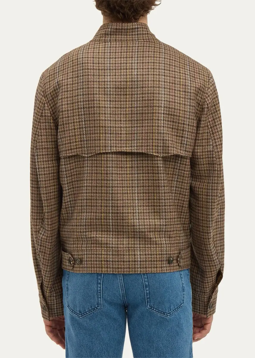 Gabriela Hearst Graham Houndstooth Cashmere & Silk Jacket | Thumbnail 4 Gabriela Hearst Graham Houndstooth Cashmere & Silk Jacket | Thumbnail 4