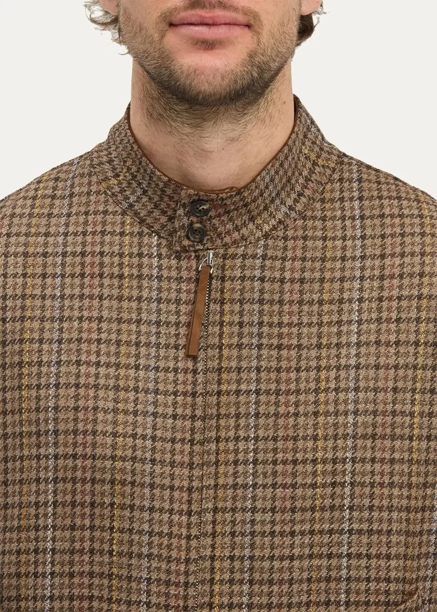 Gabriela Hearst Graham Houndstooth Cashmere & Silk Jacket | Thumbnail 5 Gabriela Hearst Graham Houndstooth Cashmere & Silk Jacket | Thumbnail 5