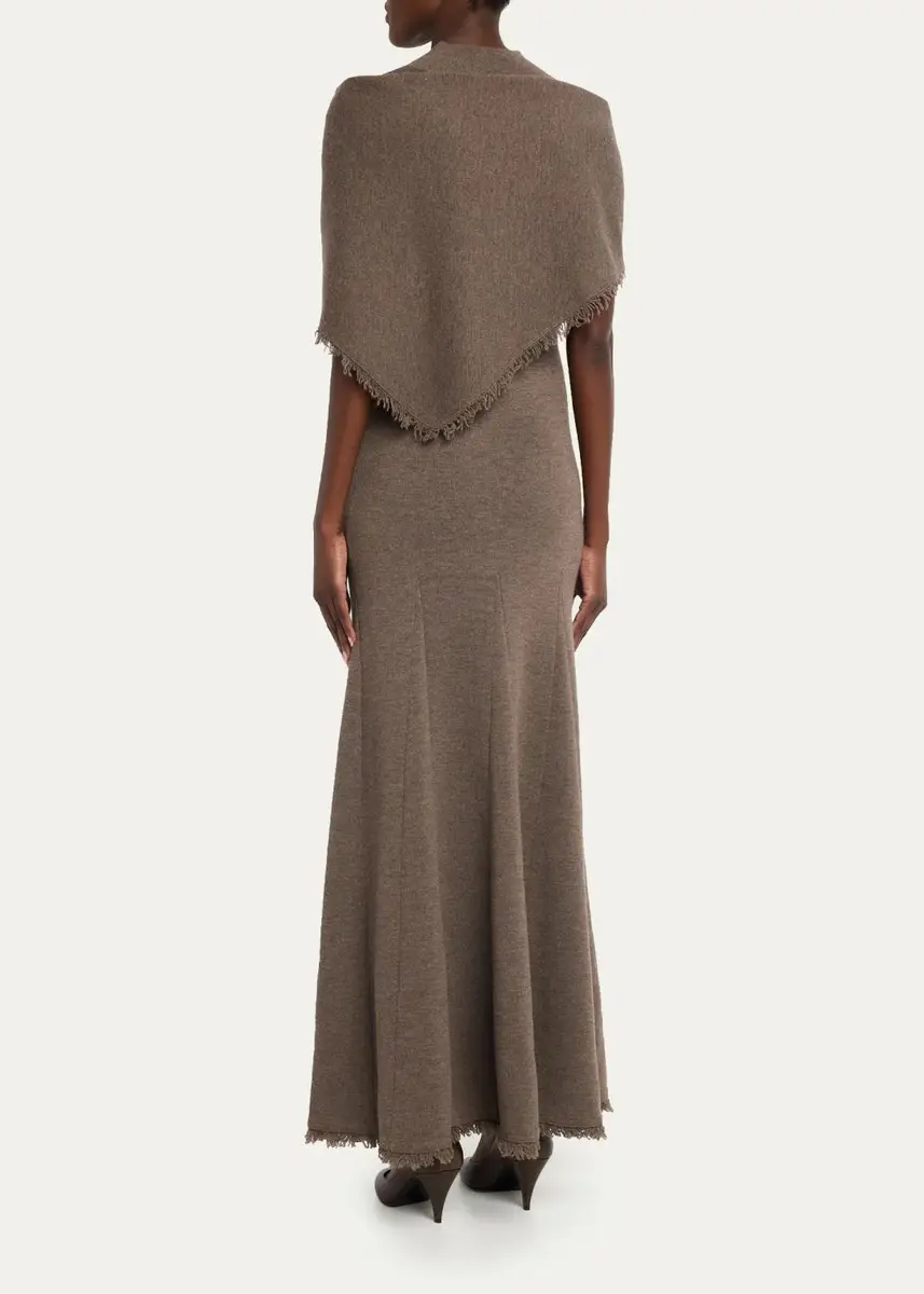 Monse Fringe-Hem Sleeveless Knit Midi Dress | Thumbnail 3 Monse Fringe-Hem Sleeveless Knit Midi Dress | Thumbnail 3