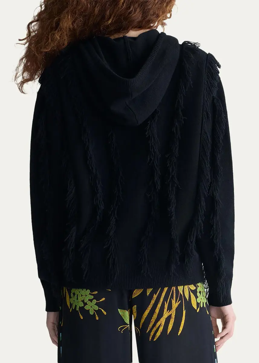 Diane von Furstenberg Maxime Hooded Fringe Sweater | Thumbnail 3 Diane von Furstenberg Maxime Hooded Fringe Sweater | Thumbnail 3