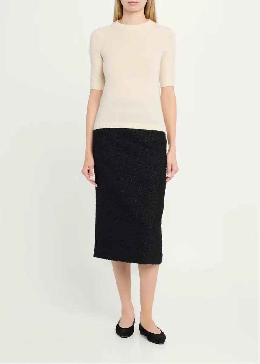 Maria McManus MM Cashmere and Cotton Baby Tee | Thumbnail 2 Maria McManus MM Cashmere and Cotton Baby Tee | Thumbnail 2