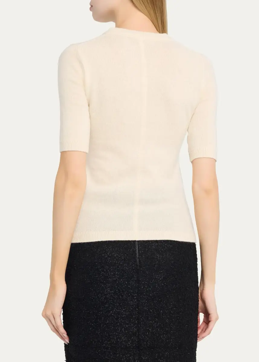 Maria McManus MM Cashmere and Cotton Baby Tee | Thumbnail 3 Maria McManus MM Cashmere and Cotton Baby Tee | Thumbnail 3