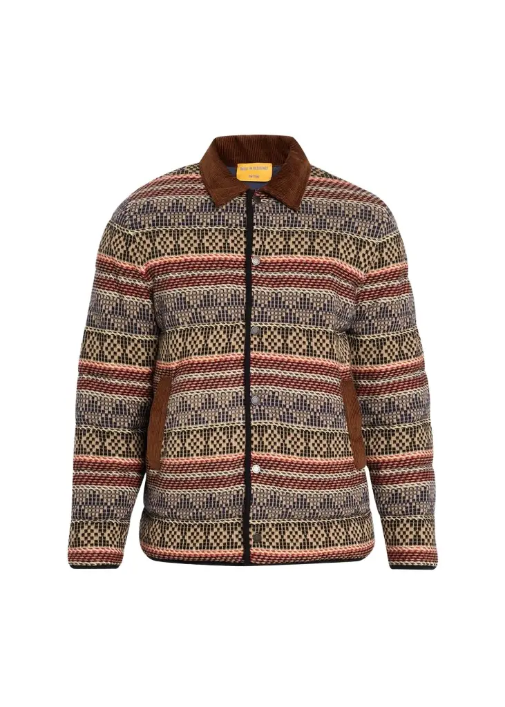 Guest In Residence Men's Fair Isle-Inspired Wool-Cashmere Jacket