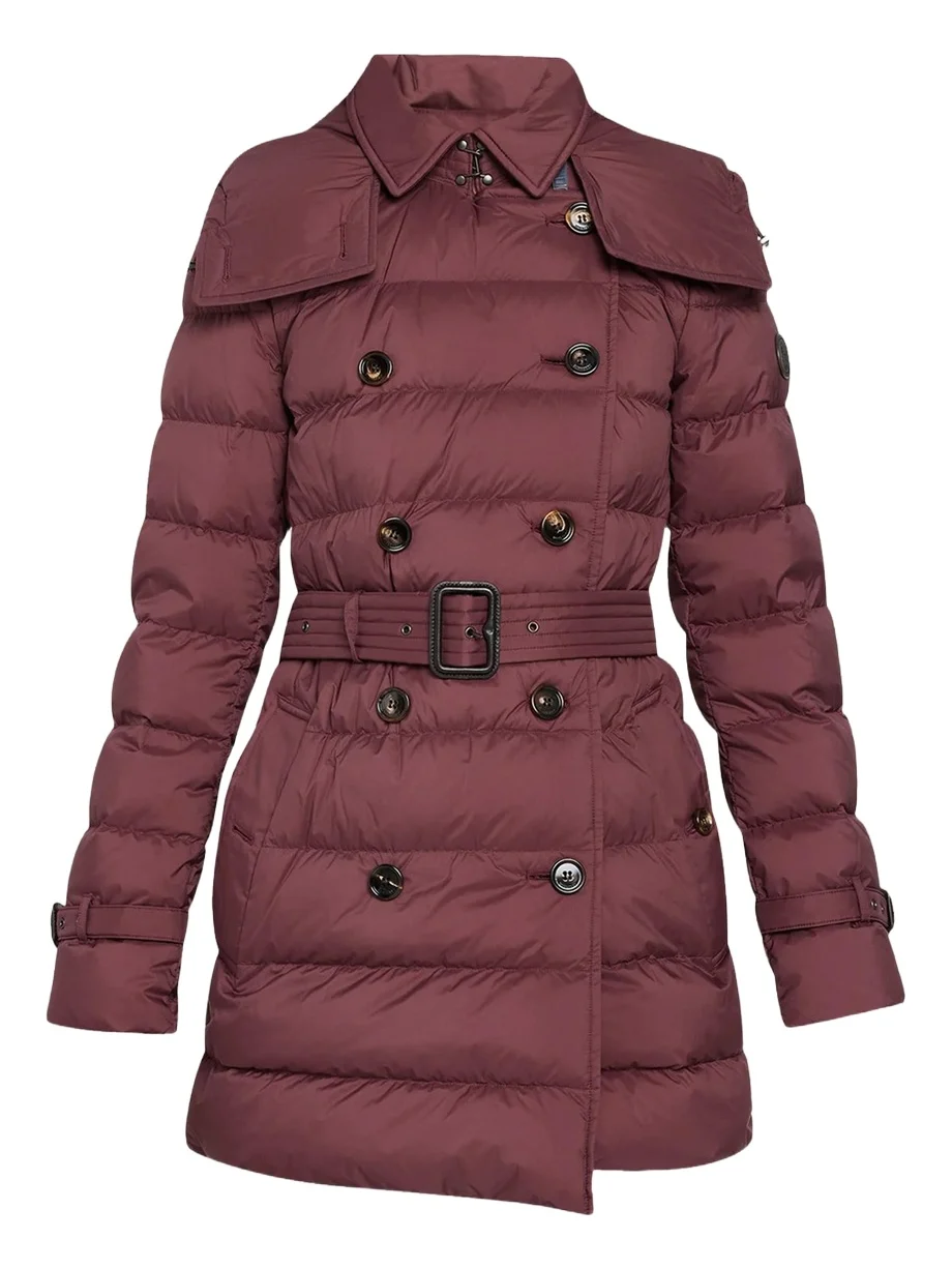 Burberry Audley Mid-Length Nylon Puffer Coat